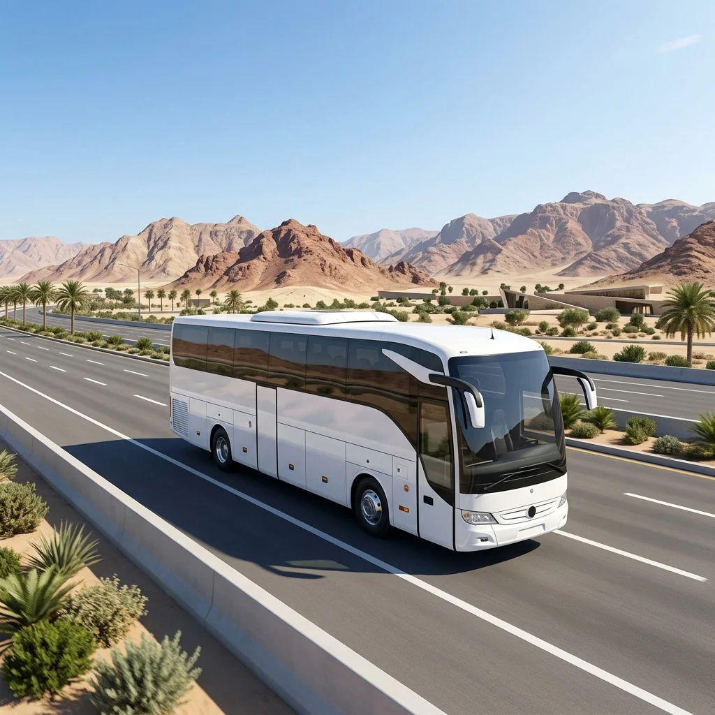 Armada Bus AC Eksekutif Terbaru di Saudi