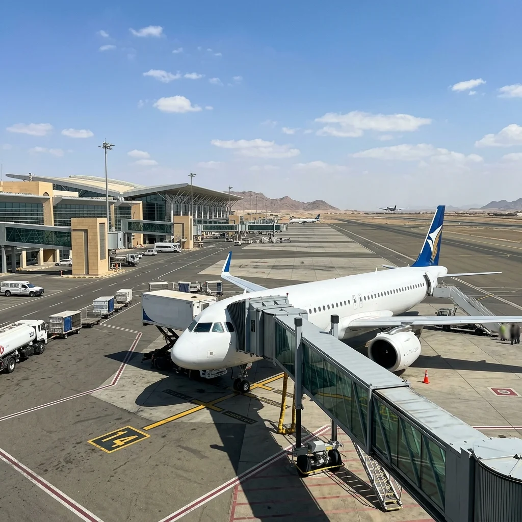 Penyambutan Jamaah Baru di Bandara Madinah