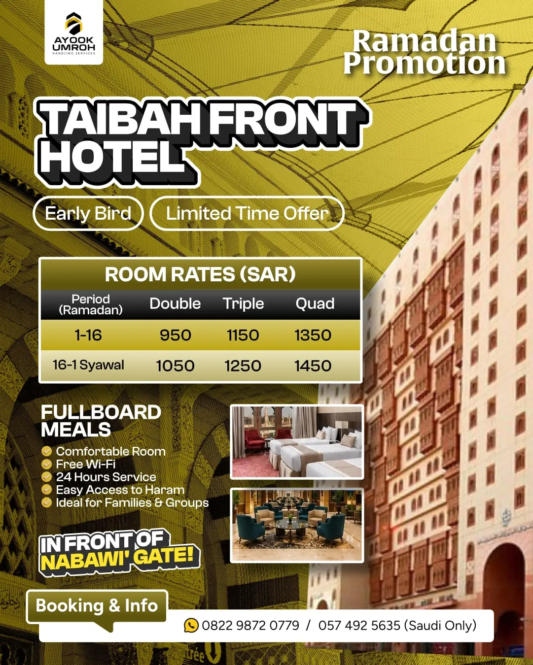  RAMADAN PROMOTION – TAIBAH FRONT HOTEL