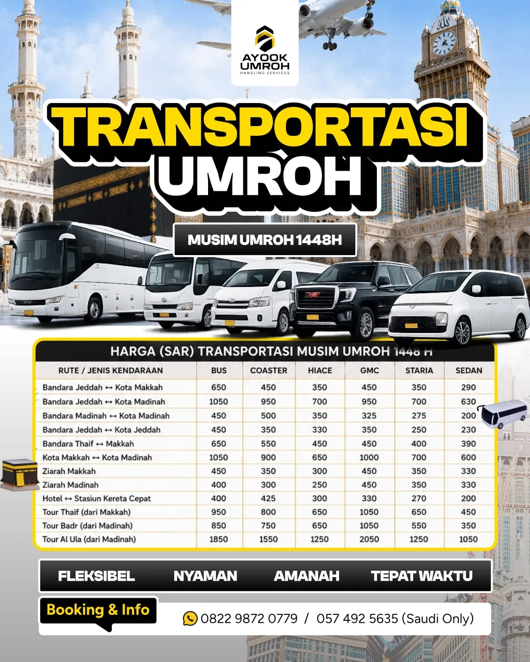 Transportasi Umroh Nyaman