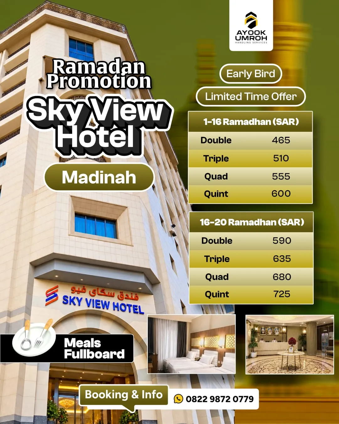 PROMO RAMADAN SKY VIEW HOTEL – MADINAH 