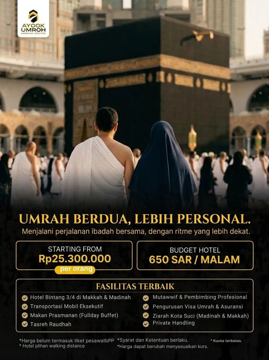 COUPLE SERVICE — FULL HANDLING PRIVATE UMRAH